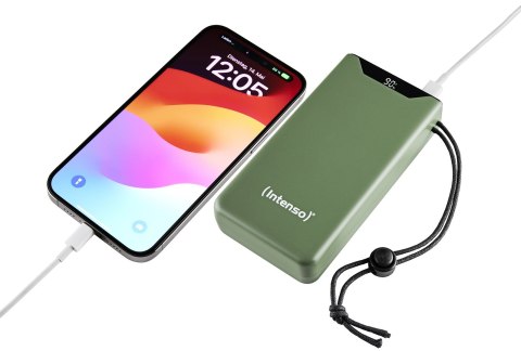 Intenso 7332057 bank mocy Litowo-polimerowy (LiPo) 20000 mAh Zielony Intenso 7332057 bank mocy Litowo-polimerowy (LiPo) 20000 mAh Zielony