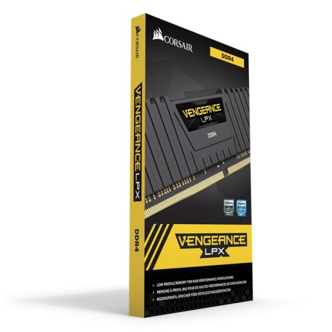 Zestaw pamięci Corsair Vengeance LPX CMK16GX4M2B3200C16 (DDR4 DIMM; 2 x 8 GB; 3000 MHz; CL16)