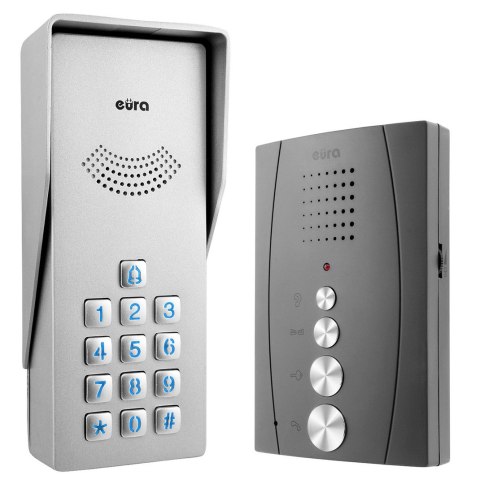Domofon EURA ADP-38A3 ENTRA grafit Domofon EURA ADP-38A3 ENTRA grafit