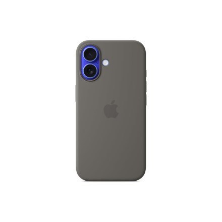 Etui Apple z MagSafe | Jabłko | iPhone'a 16 | Silikon | Kamienny szary