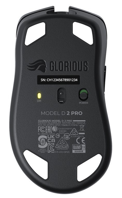 Glorious PC Gaming Race D 2 PRO myszka Po prawej stronie RF Wireless Optyczny 26000 DPI Glorious PC Gaming Race D 2 PRO myszka Po prawej stronie RF Wireless Optyczny 26000 DPI