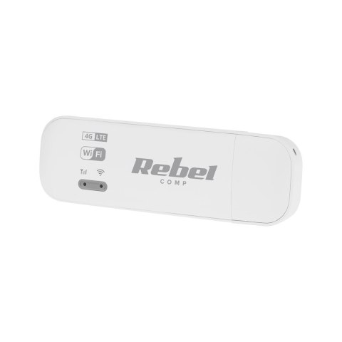 Modem USB Rebel RB-0700 4G WiFi LTE Biały Modem USB Rebel RB-0700 4G WiFi LTE Biały
