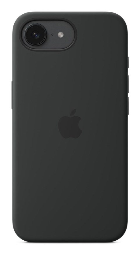 Silikonowe etui Apple iPhone 16e - czarne | Jabłko Silikonowe etui Apple iPhone 16e - czarne | Jabłko