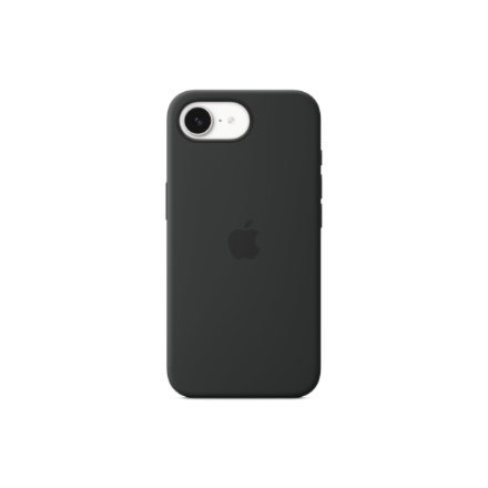 Silikonowe etui Apple iPhone 16e - czarne | Jabłko Silikonowe etui Apple iPhone 16e - czarne | Jabłko