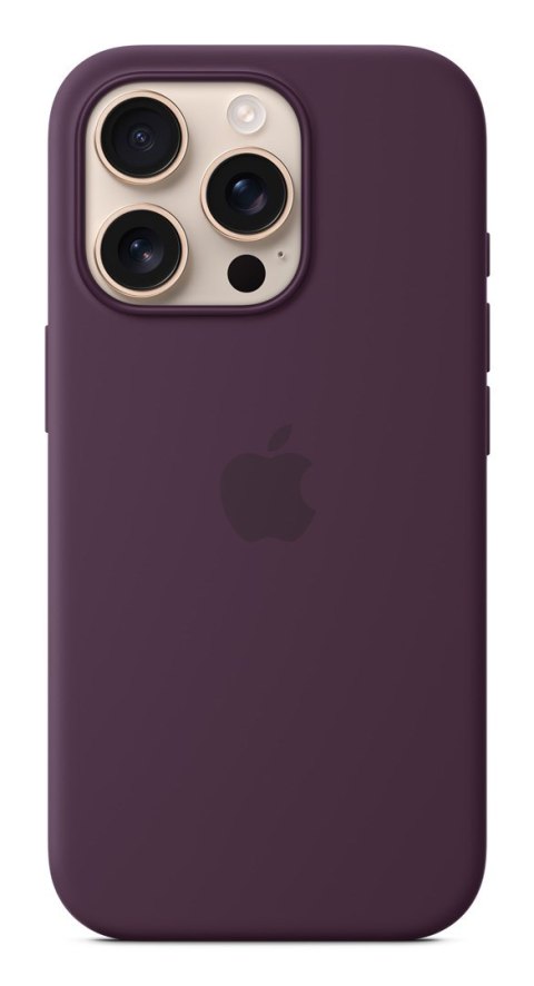 Etui Apple z MagSafe | Jabłko | iPhone'a 16 Pro | Silikon | Śliwka Etui Apple z MagSafe | Jabłko | iPhone'a 16 Pro | Silikon | Śliwka