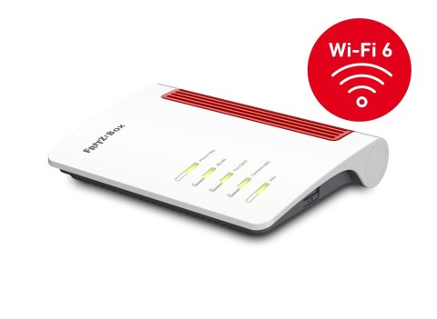 FRITZ!Box 7530 AX router bezprzewodowy Gigabit Ethernet Dual-band (2.4 GHz/5 GHz) Szary, Czerwony, Biały FRITZ!Box 7530 AX router bezprzewodowy Gigabit Ethernet Dual-band (2.4 GHz/5 GHz) Szary, Czerwony, Biały