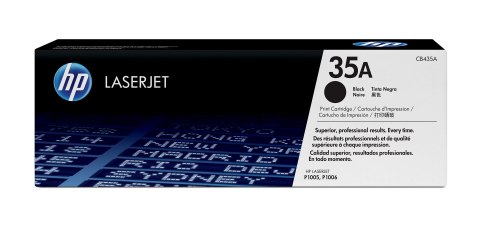 HP 35A oryginalny wkład z czarnym tonerem LaserJet HP 35A oryginalny wkład z czarnym tonerem LaserJet