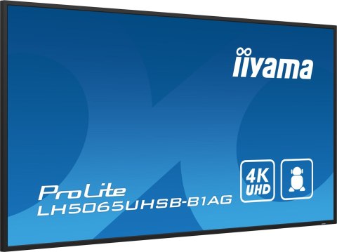 Iiyama ProLite LH5065UHSB-B1AG - Przekątna 50" - Płaski ekran - 125.7 cm Iiyama ProLite LH5065UHSB-B1AG - Przekątna 50" - Płaski ekran - 125.7 cm