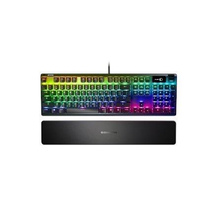 Klawiatura gamingowa SteelSeries Apex 7 QX2 Red Switch 64636 mechaniczna Światło LED RGB | Stany Zjednoczone | Przewodowy Klawiatura gamingowa SteelSeries Apex 7 QX2 Red Switch 64636 mechaniczna Światło LED RGB | Stany Zjednoczone | Przewodowy