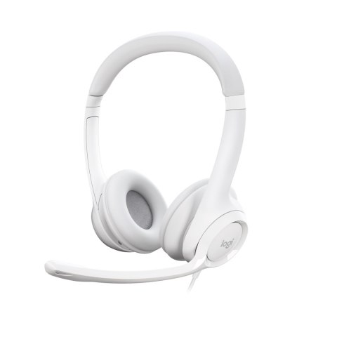 Logitech H390 Zestaw słuchawkowy Przewodowa Opaska na głowę Biuro/centrum telefoniczne USB Typu-A Biały Logitech H390 Zestaw słuchawkowy Przewodowa Opaska na głowę Biuro/centrum telefoniczne USB Typu-A Biały