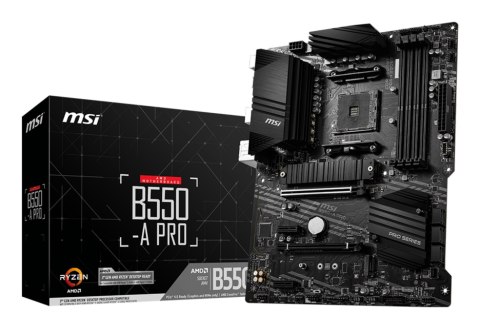 MSI B550-A PRO płyta główna AMD B550 Socket AM4 ATX MSI B550-A PRO płyta główna AMD B550 Socket AM4 ATX