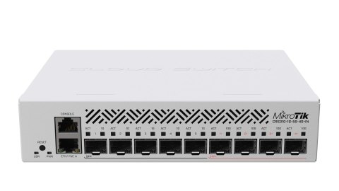 Mikrotik CRS310-1G-5S-4S+IN łącza sieciowe Zarządzany L3 Obsługa PoE 1U Mikrotik CRS310-1G-5S-4S+IN łącza sieciowe Zarządzany L3 Obsługa PoE 1U