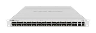 Mikrotik CRS354-48P-4S+2Q+RM łącza sieciowe Zarządzany L3 Gigabit Ethernet (10/100/1000) Obsługa PoE 1U