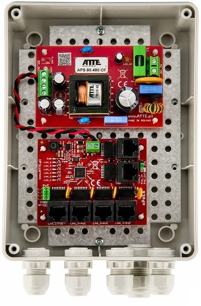 SWITCH 5-PORTOWY POE ATTE IP-5-11-M2 SWITCH 5-PORTOWY POE ATTE IP-5-11-M2