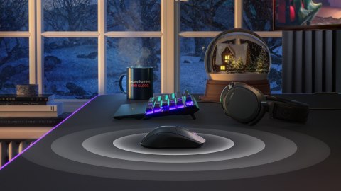 Seria SteelSeries | Mysz do gier | Rywal 3 bezprzewodowy | Optyczny | Mysz do gier | Czarny | Tak Seria SteelSeries | Mysz do gier | Rywal 3 bezprzewodowy | Optyczny | Mysz do gier | Czarny | Tak