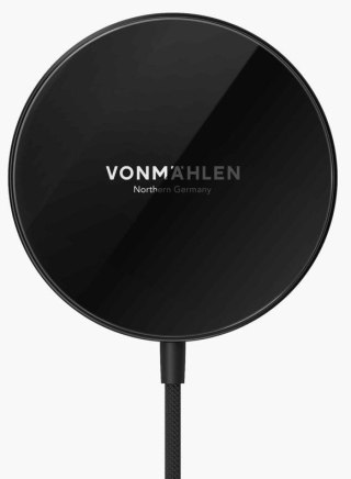 Vonmählen Aura Mini magnetisches WL Charging Pad schwarz Smartfon Srebrny, Biały USB Wewnętrzna