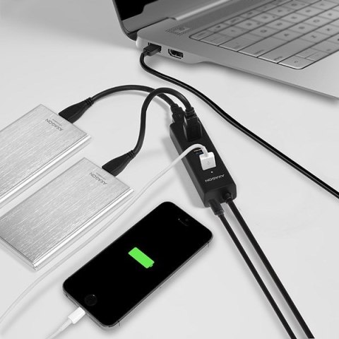 Axagon HUE-S2BP huby i koncentratory USB 3.2 Gen 1 (3.1 Gen 1) Type-A 5000 Mbit/s Czarny Axagon HUE-S2BP huby i koncentratory USB 3.2 Gen 1 (3.1 Gen 1) Type-A 5000 Mbit/s Czarny