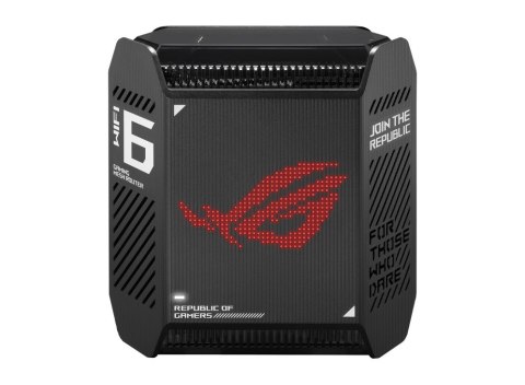 ASUS ROG Rapture GT6 AX10000 AiMesh 1 Pack Tri-band (2.4 GHz/5 GHz/5 GHz) Wi-Fi 6 (802.11ax) Czarny 4 Wewnętrzne ASUS ROG Rapture GT6 AX10000 AiMesh 1 Pack Tri-band (2.4 GHz/5 GHz/5 GHz) Wi-Fi 6 (802.11ax) Czarny 4 Wewnętrzne
