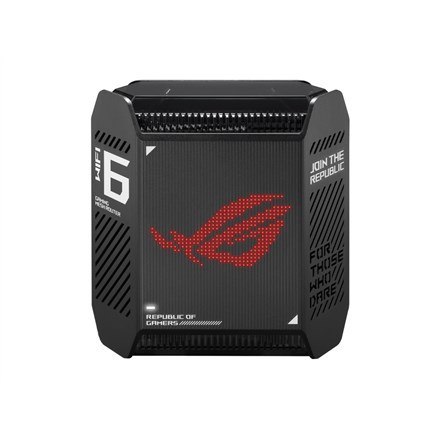 ASUS ROG Rapture GT6 AX10000 AiMesh 1 Pack Tri-band (2.4 GHz/5 GHz/5 GHz) Wi-Fi 6 (802.11ax) Czarny 4 Wewnętrzne ASUS ROG Rapture GT6 AX10000 AiMesh 1 Pack Tri-band (2.4 GHz/5 GHz/5 GHz) Wi-Fi 6 (802.11ax) Czarny 4 Wewnętrzne