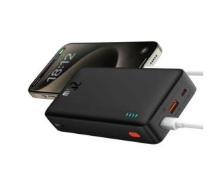 Baseus Airpow Power bank Litowo- polimerowy 20000 mAh 20 W Czarny