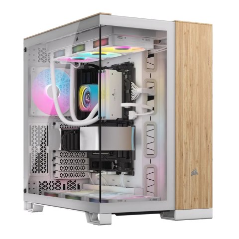 Corsair 6500X Tempered Glass Mid-Tower White/Wood Corsair 6500X Tempered Glass Mid-Tower White/Wood
