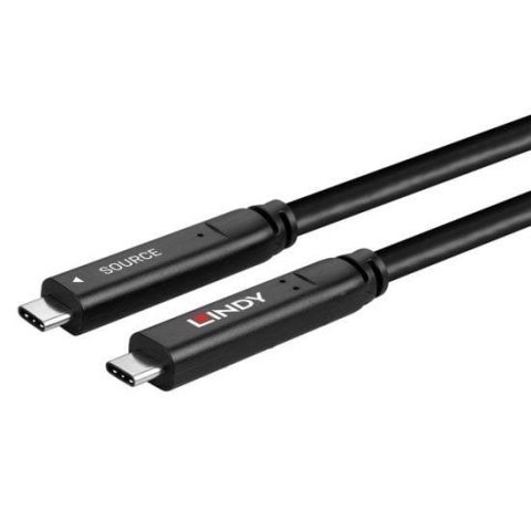 Lindy 43333 kabel USB USB 3.2 Gen 1 (3.1 Gen 1) 10 m USB C Czarny Lindy 43333 kabel USB USB 3.2 Gen 1 (3.1 Gen 1) 10 m USB C Czarny