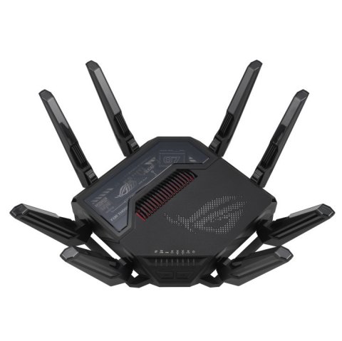ASUS ROG Rapture GT-BE98 router bezprzewodowy 10 Gigabit Ethernet Quad-band (2.4 GHz / 5 GHz-1 / 5 GHz-2 / 6 GHz) Czarny ASUS ROG Rapture GT-BE98 router bezprzewodowy 10 Gigabit Ethernet Quad-band (2.4 GHz / 5 GHz-1 / 5 GHz-2 / 6 GHz) Czarny
