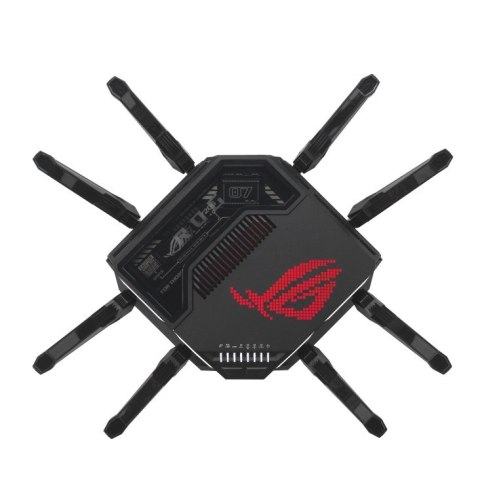 ASUS ROG Rapture GT-BE98 router bezprzewodowy 10 Gigabit Ethernet Quad-band (2.4 GHz / 5 GHz-1 / 5 GHz-2 / 6 GHz) Czarny ASUS ROG Rapture GT-BE98 router bezprzewodowy 10 Gigabit Ethernet Quad-band (2.4 GHz / 5 GHz-1 / 5 GHz-2 / 6 GHz) Czarny