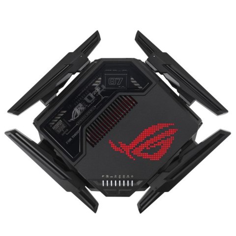 ASUS ROG Rapture GT-BE98 router bezprzewodowy 10 Gigabit Ethernet Quad-band (2.4 GHz / 5 GHz-1 / 5 GHz-2 / 6 GHz) Czarny ASUS ROG Rapture GT-BE98 router bezprzewodowy 10 Gigabit Ethernet Quad-band (2.4 GHz / 5 GHz-1 / 5 GHz-2 / 6 GHz) Czarny