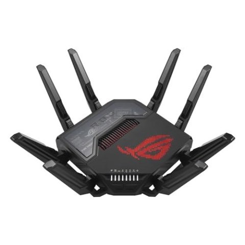 ASUS ROG Rapture GT-BE98 router bezprzewodowy 10 Gigabit Ethernet Quad-band (2.4 GHz / 5 GHz-1 / 5 GHz-2 / 6 GHz) Czarny ASUS ROG Rapture GT-BE98 router bezprzewodowy 10 Gigabit Ethernet Quad-band (2.4 GHz / 5 GHz-1 / 5 GHz-2 / 6 GHz) Czarny