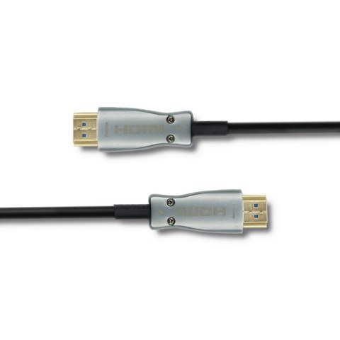 QOLTEC KABEL HDMI V2.0 A MĘSKI / A MĘSKI | AOC | 10M QOLTEC KABEL HDMI V2.0 A MĘSKI / A MĘSKI | AOC | 10M