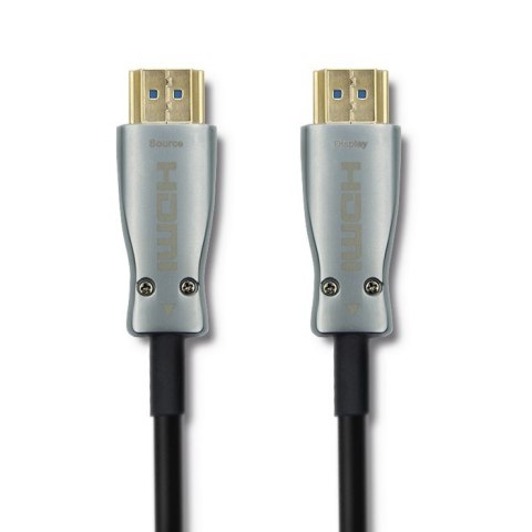 QOLTEC KABEL HDMI V2.0 A MĘSKI / A MĘSKI | AOC | 10M QOLTEC KABEL HDMI V2.0 A MĘSKI / A MĘSKI | AOC | 10M