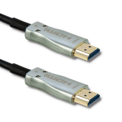 QOLTEC KABEL HDMI V2.0 A MĘSKI / A MĘSKI | AOC | 10M QOLTEC KABEL HDMI V2.0 A MĘSKI / A MĘSKI | AOC | 10M