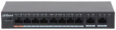 SWITCH POE PFS3010-8ET-96-V2 8-PORTOWY DAHUA SWITCH POE PFS3010-8ET-96-V2 8-PORTOWY DAHUA