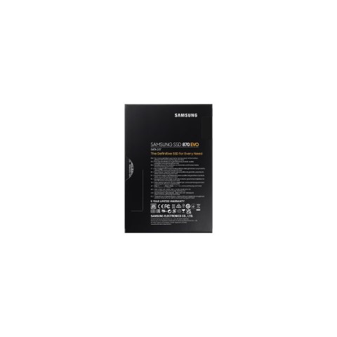 Samsung 870 EVO 2.5" 2 TB Serial ATA III V-NAND MLC Samsung 870 EVO 2.5" 2 TB Serial ATA III V-NAND MLC
