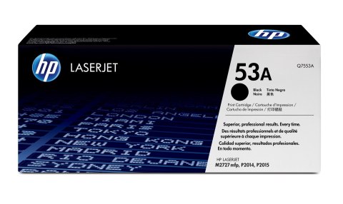 HP 53A oryginalny wkład z czarnym tonerem LaserJet HP 53A oryginalny wkład z czarnym tonerem LaserJet