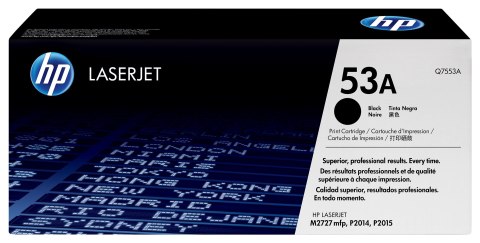 HP 53A oryginalny wkład z czarnym tonerem LaserJet HP 53A oryginalny wkład z czarnym tonerem LaserJet