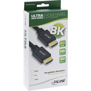 InLine 17903P kabel HDMI 3 m HDMI Typu A (Standard) Czarny