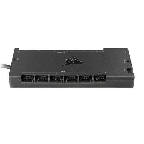 Kontroler Corsair iCUE Commander Core XT regulator RGB, prędkości wentylatora 6kan. Czarny Kontroler Corsair iCUE Commander Core XT regulator RGB, prędkości wentylatora 6kan. Czarny