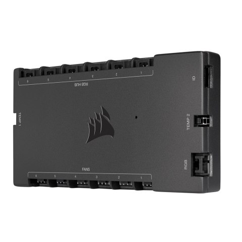 Kontroler Corsair iCUE Commander Core XT regulator RGB, prędkości wentylatora 6kan. Czarny Kontroler Corsair iCUE Commander Core XT regulator RGB, prędkości wentylatora 6kan. Czarny