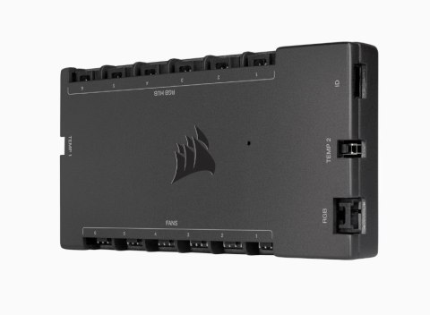 Kontroler Corsair iCUE Commander Core XT regulator RGB, prędkości wentylatora 6kan. Czarny Kontroler Corsair iCUE Commander Core XT regulator RGB, prędkości wentylatora 6kan. Czarny