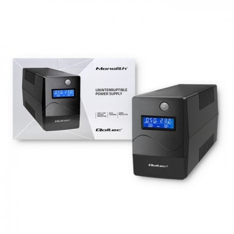QOLTEC ZASILACZ AWARYJNY UPS 650VA | 360W | LCD | USB | RJ45 QOLTEC ZASILACZ AWARYJNY UPS 650VA | 360W | LCD | USB | RJ45