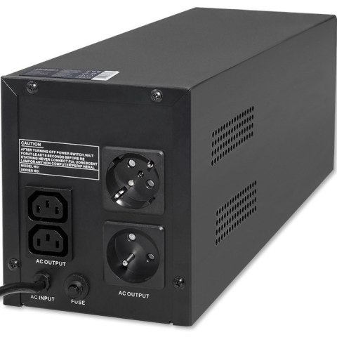 QOLTEC ZASILACZ AWARYJNY UPS LINE INTERACTIVE MONOLITH | 1200VA | 720W QOLTEC ZASILACZ AWARYJNY UPS LINE INTERACTIVE MONOLITH | 1200VA | 720W