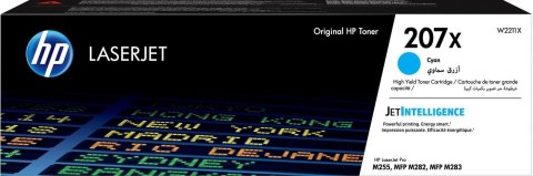 HP 207X oryginalny błękitny toner LaserJet o wysokiej wydajności HP 207X oryginalny błękitny toner LaserJet o wysokiej wydajności