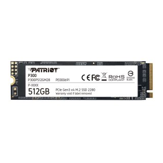 SSD PATRIOT P300 M.2 PCI-EX4 NVME 512GB