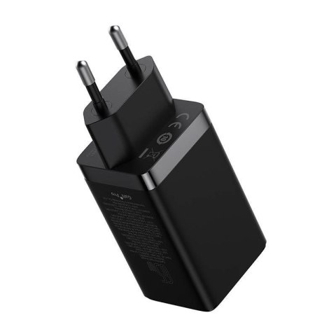 Ładowarka sieciowa Baseus GaN 5 Pro Fast Charger CCGP120201 65W 1x USB-A 2x USB-C PD 3.0 QC 4.0 + kabel USB-C Ładowarka sieciowa Baseus GaN 5 Pro Fast Charger CCGP120201 65W 1x USB-A 2x USB-C PD 3.0 QC 4.0 + kabel USB-C