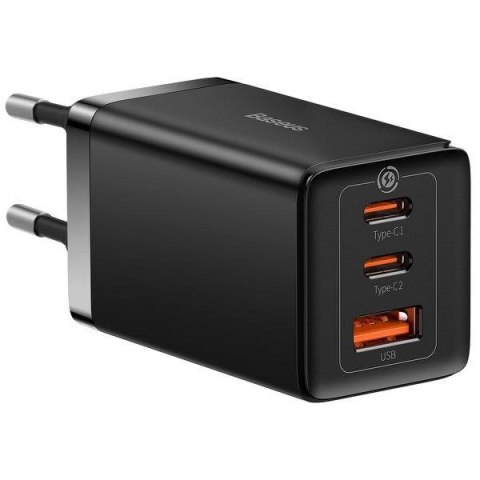 Ładowarka sieciowa Baseus GaN 5 Pro Fast Charger CCGP120201 65W 1x USB-A 2x USB-C PD 3.0 QC 4.0 + kabel USB-C Ładowarka sieciowa Baseus GaN 5 Pro Fast Charger CCGP120201 65W 1x USB-A 2x USB-C PD 3.0 QC 4.0 + kabel USB-C