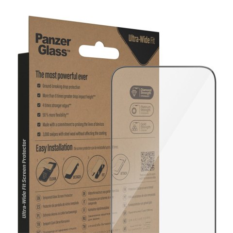 PanzerGlass Ultra-Wide Fit Apple iPhone Przezroczysta ochrona ekranu 1 szt. PanzerGlass Ultra-Wide Fit Apple iPhone Przezroczysta ochrona ekranu 1 szt.