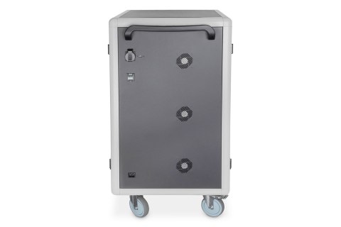 Szafa mobilna DIGITUS na kółkach do ładowania notebooków/tabletów do 15,6" Szafa mobilna DIGITUS na kółkach do ładowania notebooków/tabletów do 15,6"