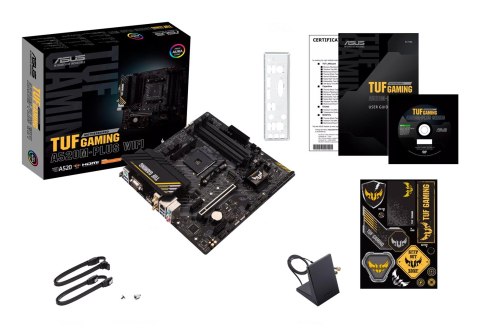 ASUS TUF GAMING A520M-PLUS WIFI AMD A520 Socket AM4 micro ATX ASUS TUF GAMING A520M-PLUS WIFI AMD A520 Socket AM4 micro ATX